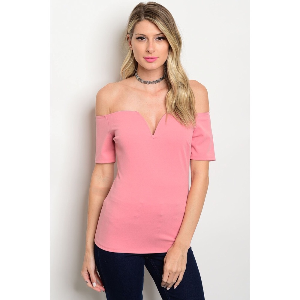 ✨ROSE OFF THE SHOULDER TOP✨